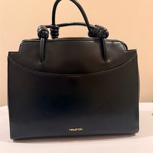 Halston Heritage Black Satchel Bag